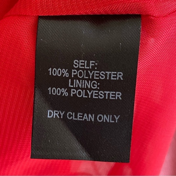 LULUS Beautiful Red Floral Lined Slit  Maxi Dress Size Small S - Picture 9 of 11